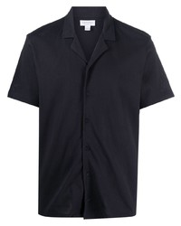 Sunspel Camp Collar Short Sleeve Shirt