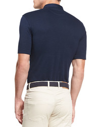 Peter Millar Collection Perfect Piqu Short Sleeve Shirt Blue
