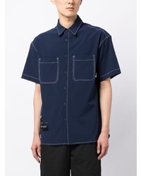 Izzue Contrast Stitching Short Sleeve Shirt
