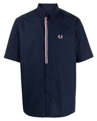 Fred Perry Embroidered Logo Short Sleeved Shirt