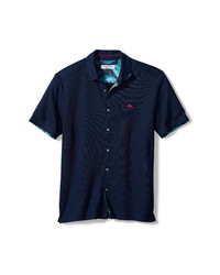 Tommy Bahama Five Oclock Short Sleeve Pique Button Up Shirt