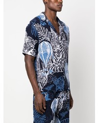 Emporio Armani Intarsia Knit Pattern Shirt