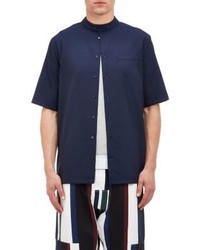 Marni Mandarin Collar Short Sleeve Shirt