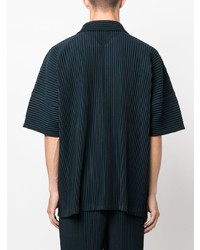 Homme Plissé Issey Miyake Micro Pleated Short Sleeved Shirt