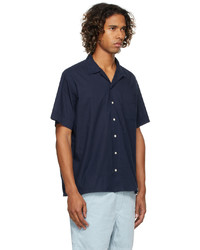 Polo Ralph Lauren Navy Classic Fit Camp Short Sleeve Shirt