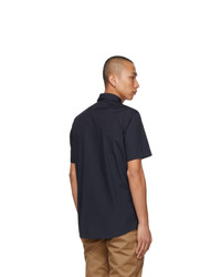 Burberry Navy Sherwood Short Sleeve Shirt