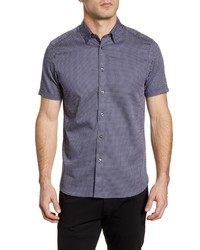 Ted Baker London Norjas Slim Fit Short Sleeve Button Up Shirt