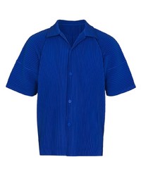 Issey Miyake Pliss Effect Short Sleeve Shirt