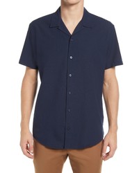 Selected Homme Resort Short Sleeve Button Up Camp Shirt