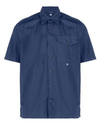 C.P. Company Short Sleeve Buttoned Cotton Shirt