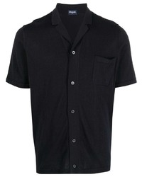 Drumohr Short Sleeve Buttoned Cotton Shirt
