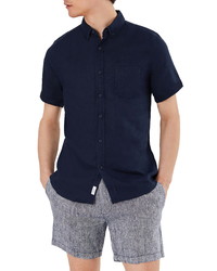 Onia Short Sleeve Pinstripe Shirt