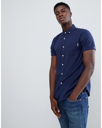 Soul Star Short Sleeve Shirt In Slim Fit