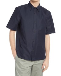Club Monaco Standard Short Sleeve Button Up Shirt