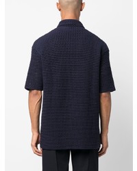 Orlebar Brown Thomas Crochet Knit Shirt