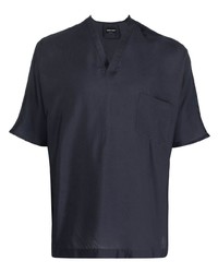 Giorgio Armani V Neck Short Sleeved Shirt