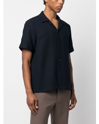 Sandro Waffle Knit Cotton Shirt