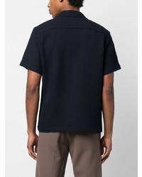 Sandro Waffle Knit Cotton Shirt