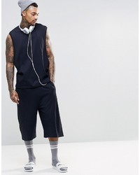 Asos Brand Loungewear Basketball Shorts In Textured Fabric