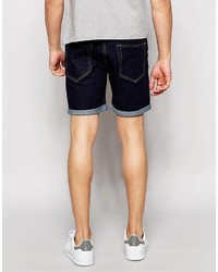 ONLY & SONS Denim Shorts In Slim Fit With Turn Up