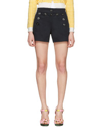 Dolce & Gabbana Dolce And Gabbana Navy Front Button Shorts