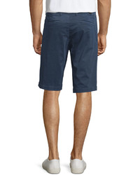 AG Adriano Goldschmied Griffin Flat Front Shorts Navy