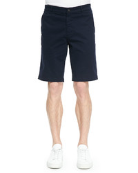 AG Adriano Goldschmied Griffin Flat Front Shorts Navy