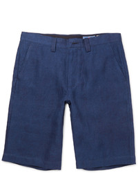 Blue Blue Japan Indigo Dyed Linen Shorts