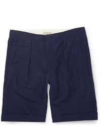 Oliver Spencer Linen And Cotton Blend Shorts