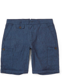 Oliver Spencer Linen Cargo Shorts