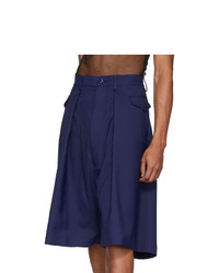 Random Identities Navy Hip Pocket Shorts