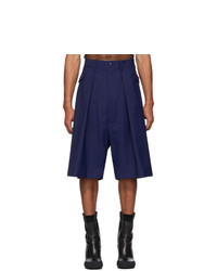 Random Identities Navy Hip Pocket Shorts