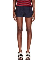 Band Of Outsiders Navy Rolled Cuff Shorts