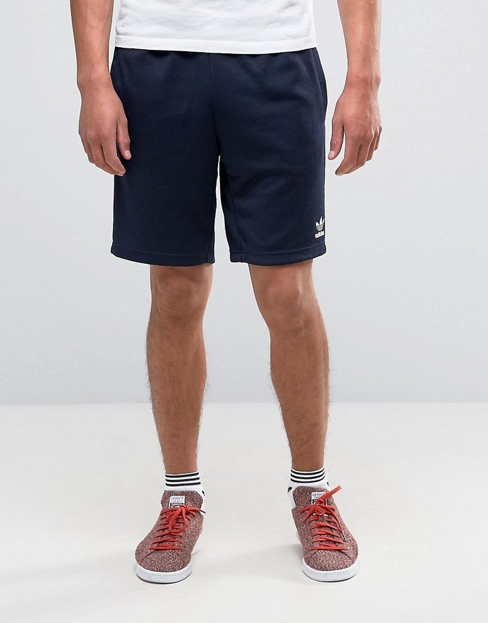 navy adidas shorts