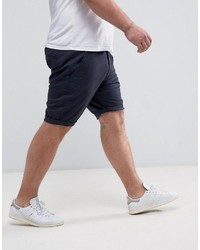 Asos Plus Skinny Chino Shorts In Navy
