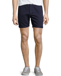 Wesc Rai Cotton Shorts Navy Blazer