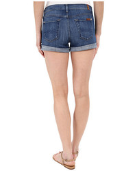 7 For All Mankind Roll Up Shorts In Athens Broken Twill
