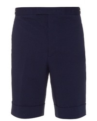 Moncler Gamme Bleu Seersucker Tailored Shorts