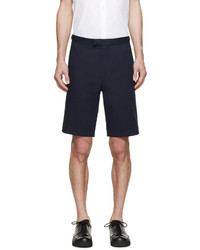 Jil Sander Navy Tailored Shorts