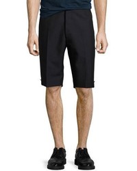Thom Browne Trouser Shorts With Button Details Navy