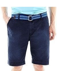 U.S. Polo Assn. Uspa Belted Flat Front Shorts