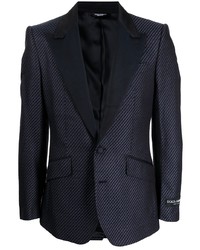 Dolce & Gabbana Silk Single Breasted Blazer