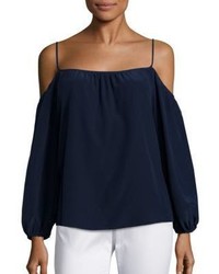 Lilly Pulitzer Candice Silk Cold Shoulder Top