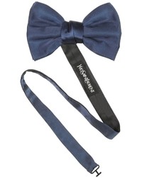 Saint Laurent Solid Silk Bow Tie