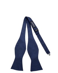 Navy Silk Bow-tie