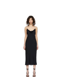 Kiki de Montparnasse Navy Silk Simple Slip Dress