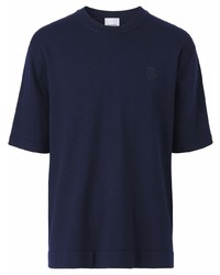 Burberry Monogram Motif Wool Silk T Shirt