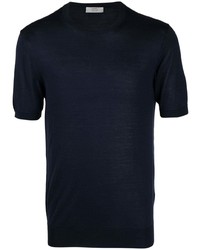 Mauro Ottaviani Round Neck Silk T Shirt