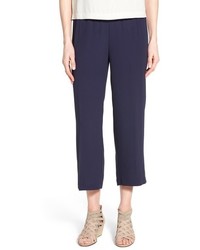 Eileen Fisher Silk Crop Pants