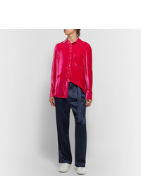 Sies Marjan Andy Pleated Satin Twill Trousers